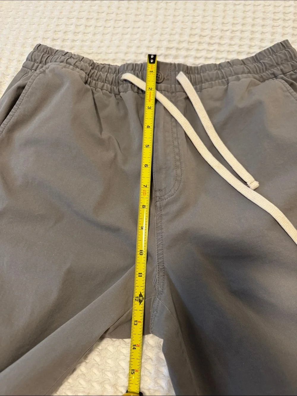 J. Crew x Cordura Slim Dock Pant in Stretch Cotton Blend, Grey Sz Medium